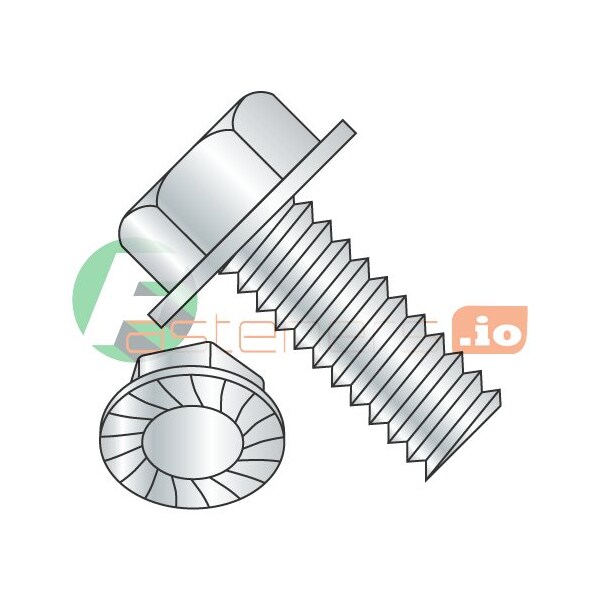Newport Fasteners 3/8"-16 x 1-1/2 in External Hex Machine Screw, Zinc Plated Steel, 500 PK 118043 - main